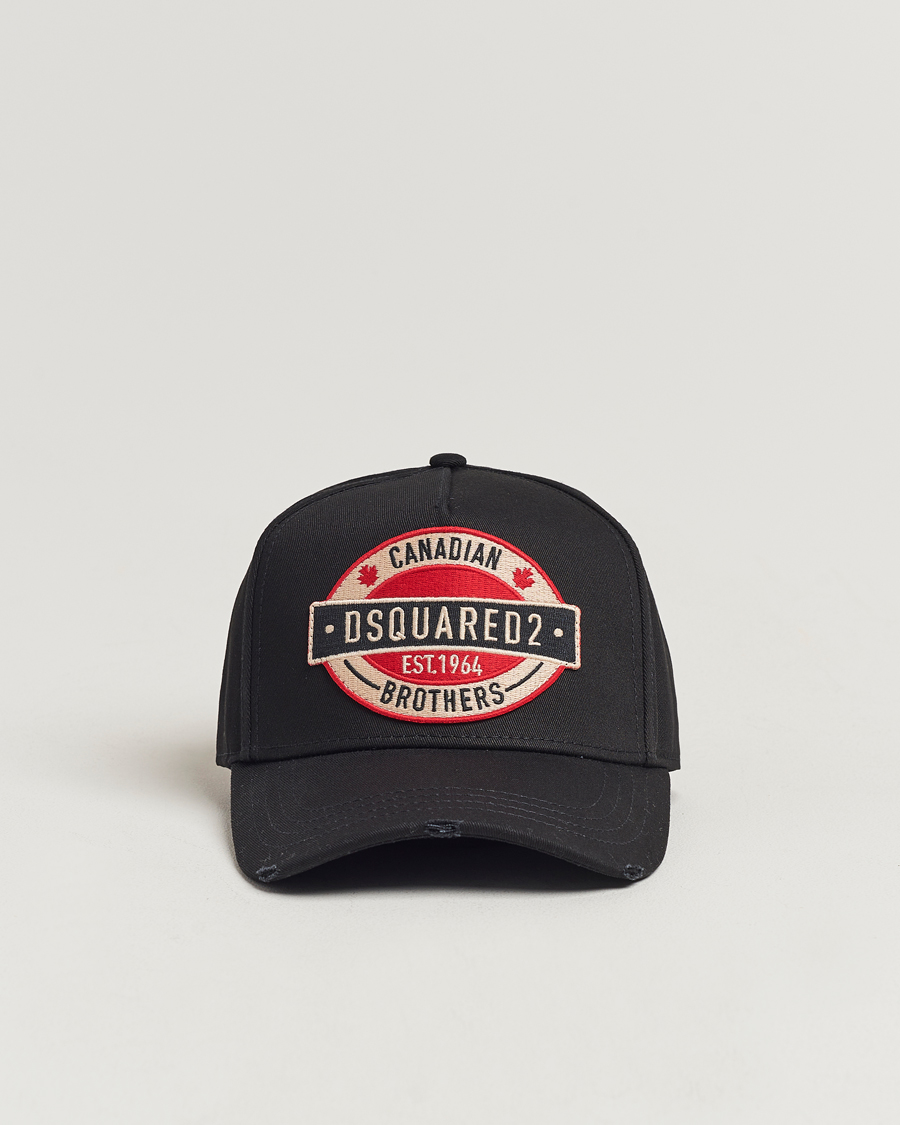Mies | Dsquared2 Brothers Logo Baseball Cap Black | Dsquared2 | Brothers Logo Baseball Cap Black