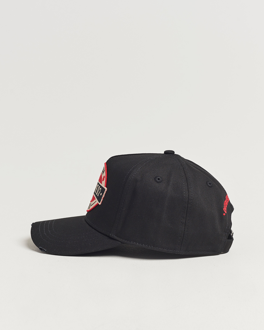 Mies | Dsquared2 Brothers Logo Baseball Cap Black | Dsquared2 | Brothers Logo Baseball Cap Black