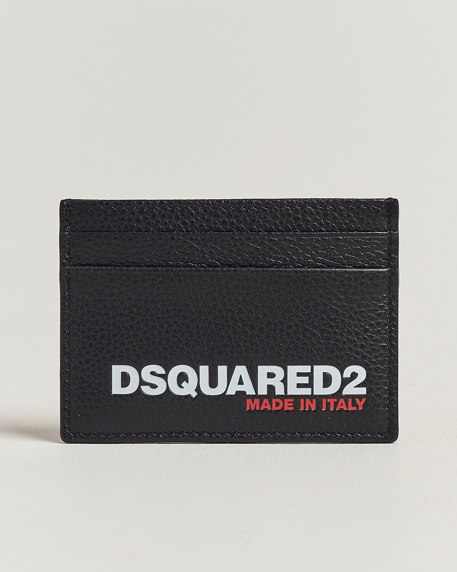 Mies | Dsquared2 Bob Credit Card Holder Black | Dsquared2 | Bob Credit Card Holder Black