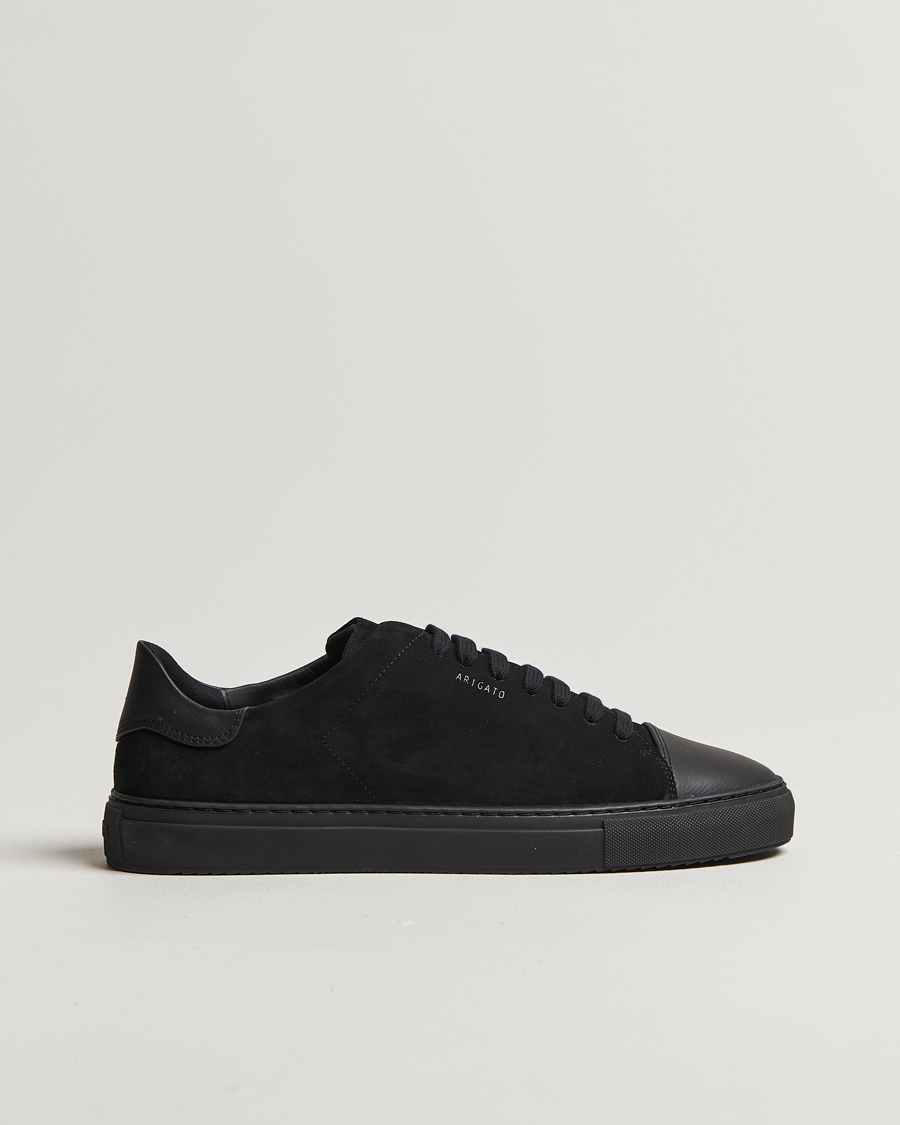 Mies | Axel Arigato Clean 90 Suede Cap Sneaker Black | Axel Arigato | Clean 90 Suede Cap Sneaker Black