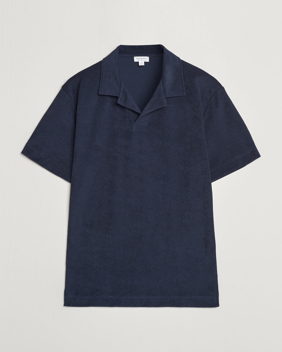 Mies | Pikeet | Sunspel | Terry Polo Navy
