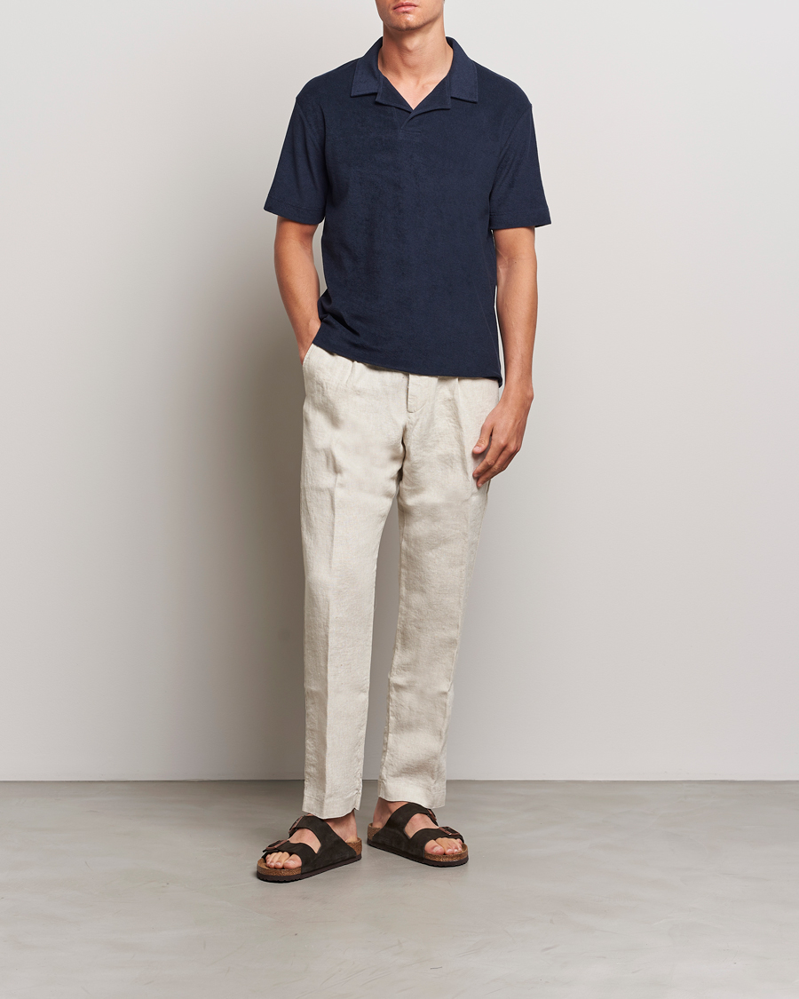 Mies | Pikeet | Sunspel | Terry Polo Navy