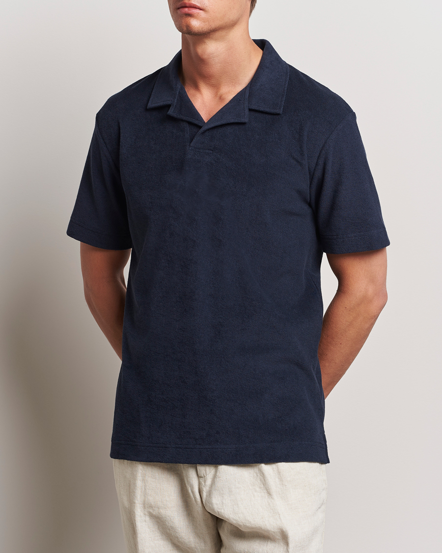Mies | Pikeet | Sunspel | Terry Polo Navy