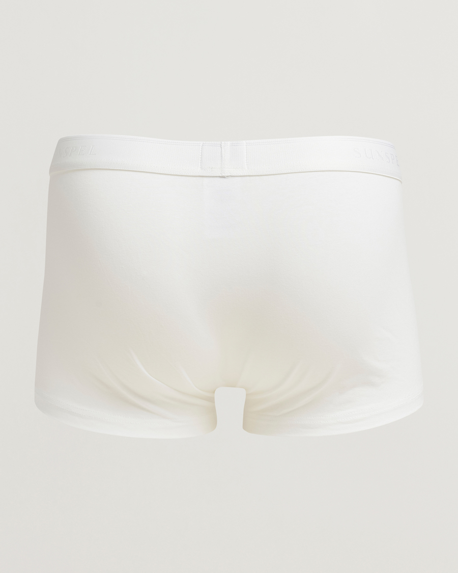 Mies | Alusvaatteet | Sunspel | 3-Pack Cotton Stretch Trunk White