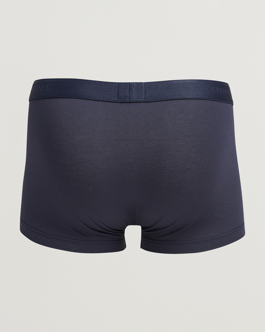Mies | Alusvaatteet | Sunspel | 3-Pack Cotton Stretch Trunk Navy