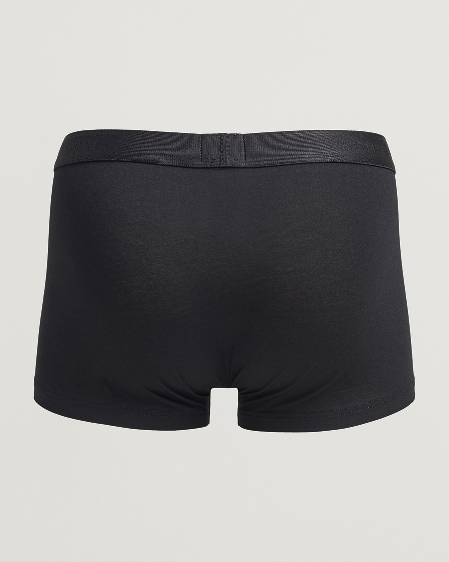 Mies | Alusvaatteet | Sunspel | 3-Pack Cotton Stretch Trunk Black