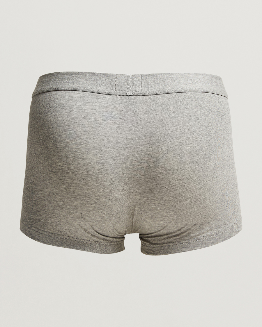 Mies | Alusvaatteet | Sunspel | 3-Pack Cotton Stretch Trunk Grey