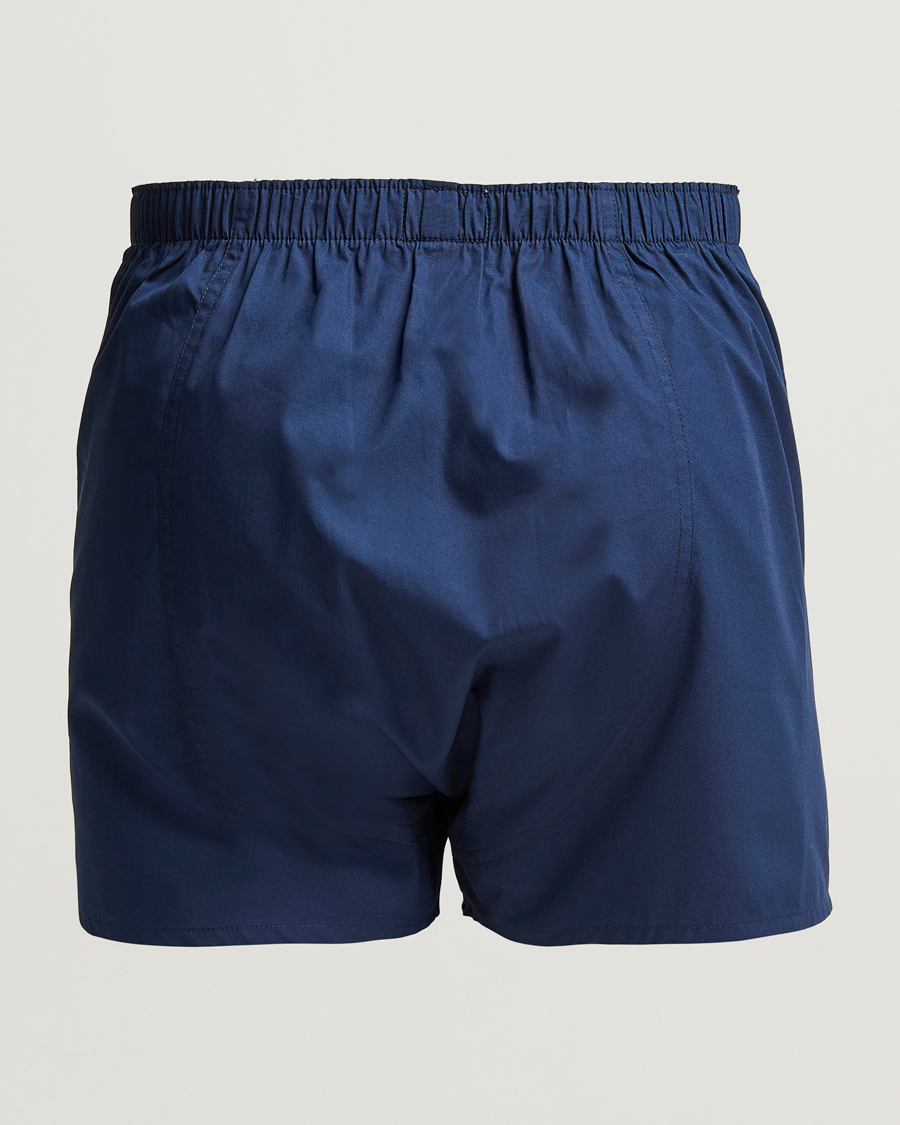 Mies | Alusvaatteet | Sunspel | Classic Woven Cotton Boxer Shorts Navy