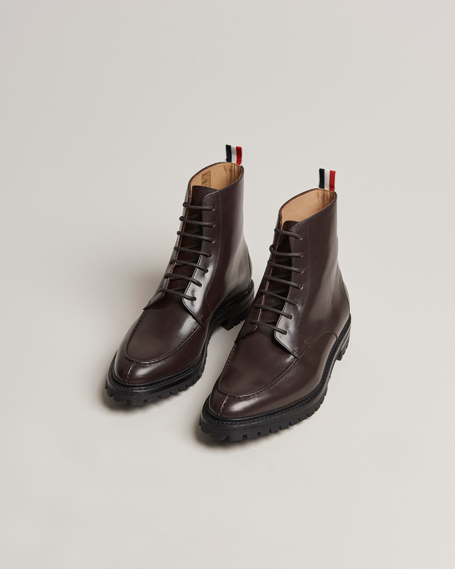 Mies | Thom Browne Apron Stitch Commando Boots Brown | Thom Browne | Apron Stitch Commando Boots Brown