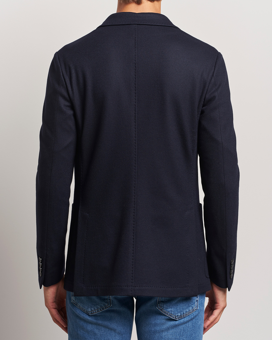 Mies | Pikkutakit | Canali | Soft Wool Jersey Blazer Navy