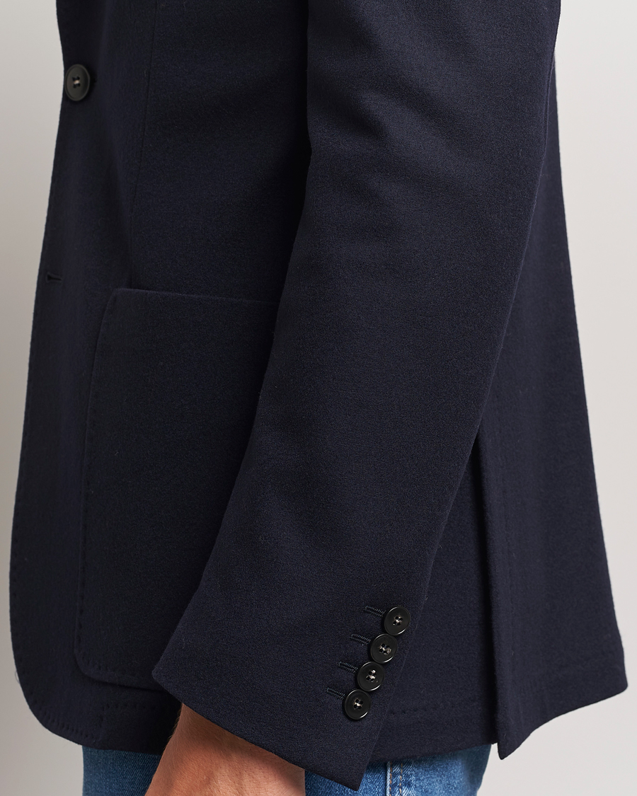 Mies | Pikkutakit | Canali | Soft Wool Jersey Blazer Navy