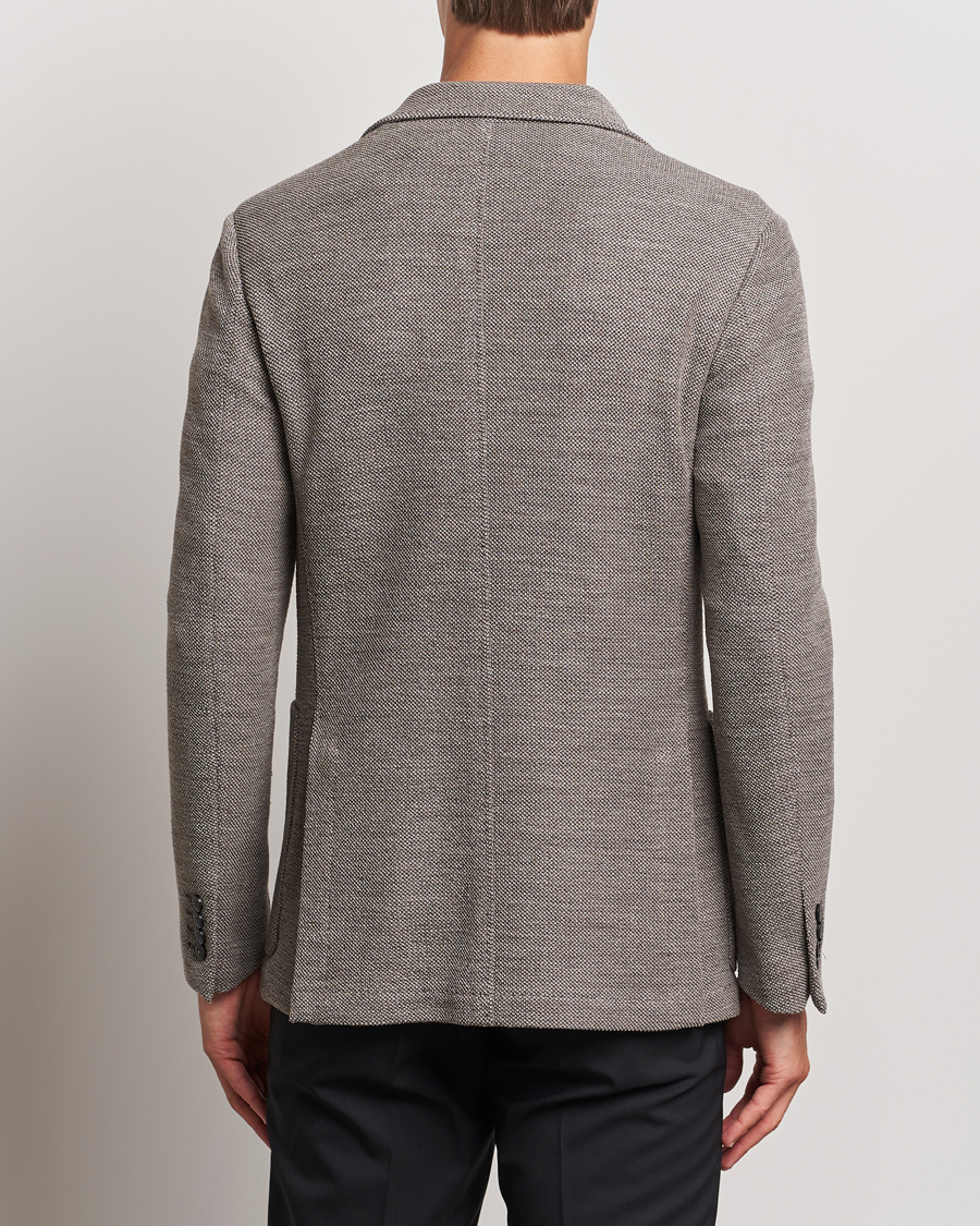 Mies | Pikkutakit | Canali | Structured Wool Jersey Blazer Beige