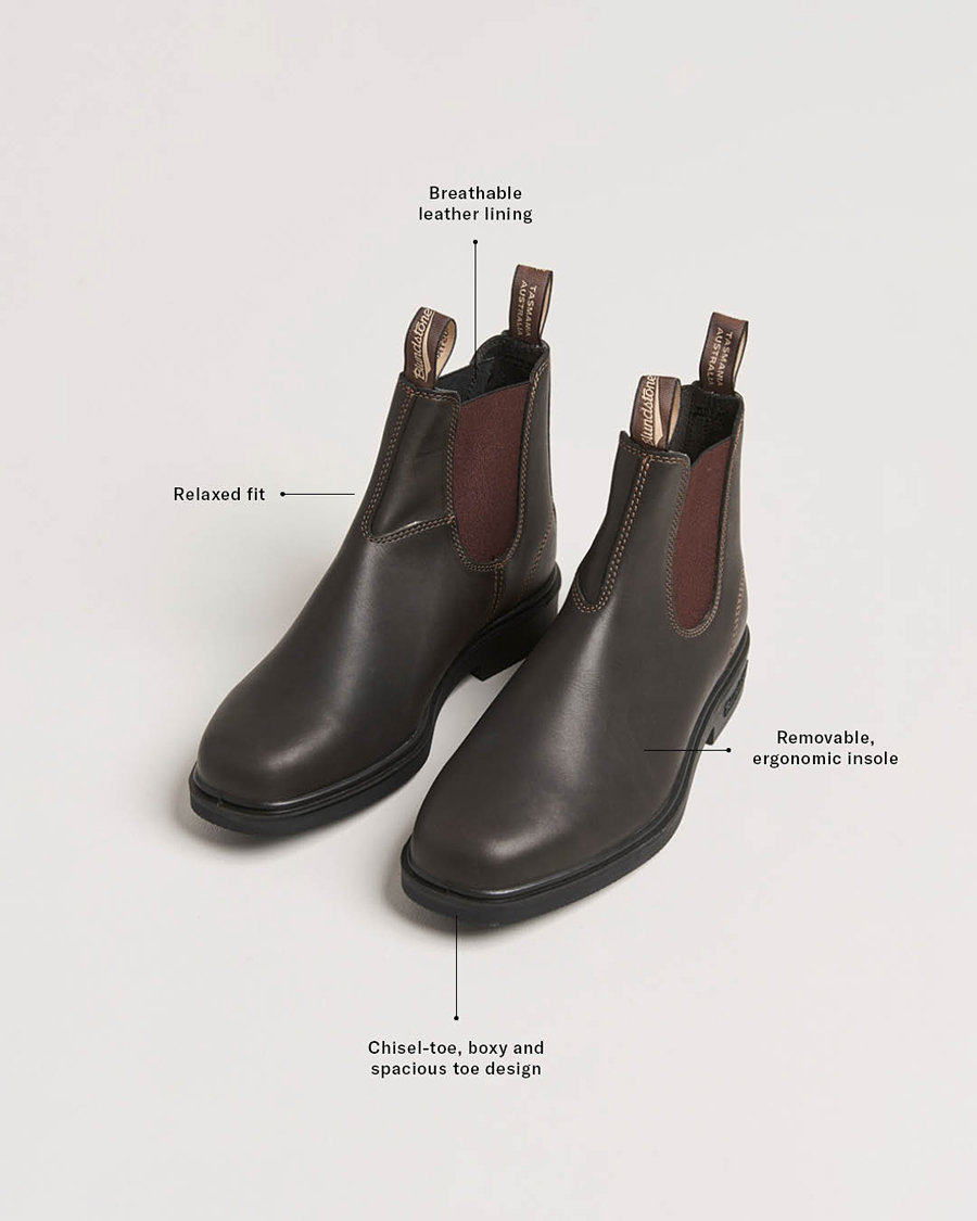 Mies | Nilkkurit | Blundstone | 062 Dress Leather Chelsea Boot Stout Brown