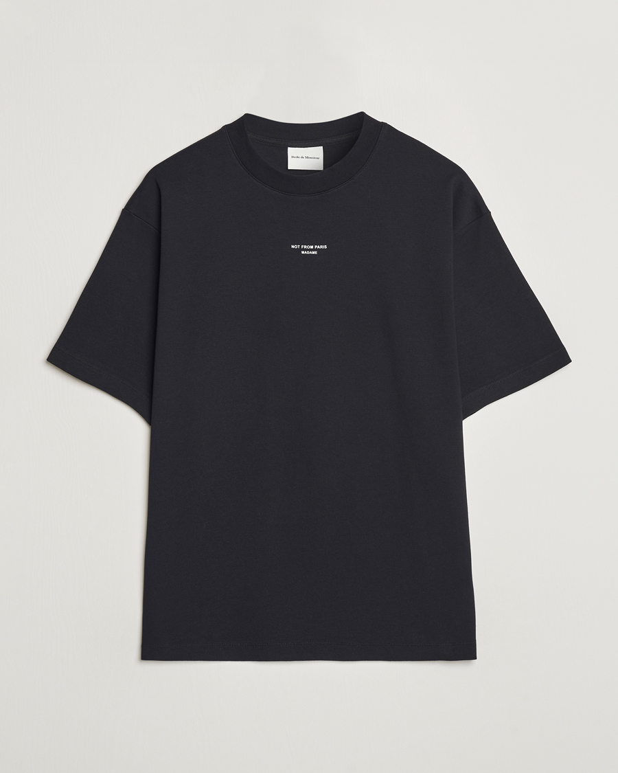 Mies | T-paidat | Drôle de Monsieur | Classic Slogan T-Shirt Black