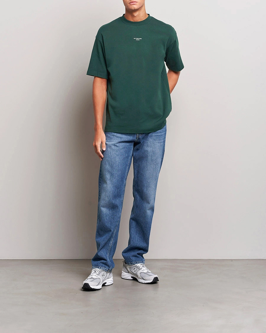Mies | T-paidat | Drôle de Monsieur | Classic Slogan T-Shirt Dark Green