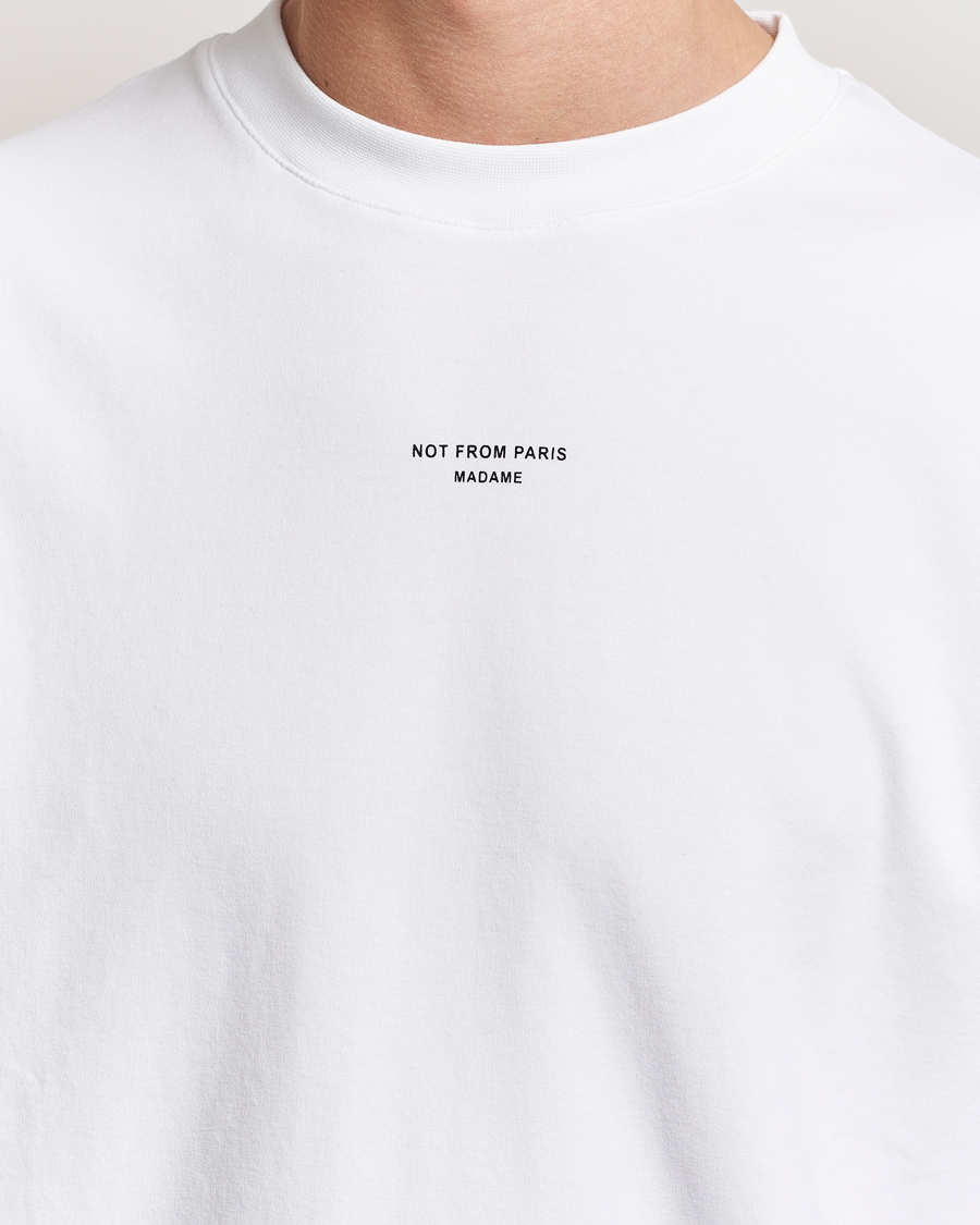 Mies | T-paidat | Drôle de Monsieur | Classic Slogan T-Shirt Optic White
