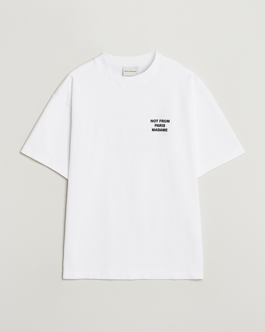 Mies | T-paidat | Drôle de Monsieur | Slogan T-Shirt Optic White