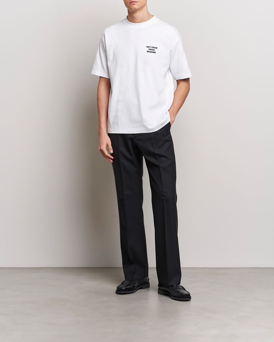 Mies | T-paidat | Drôle de Monsieur | Slogan T-Shirt Optic White