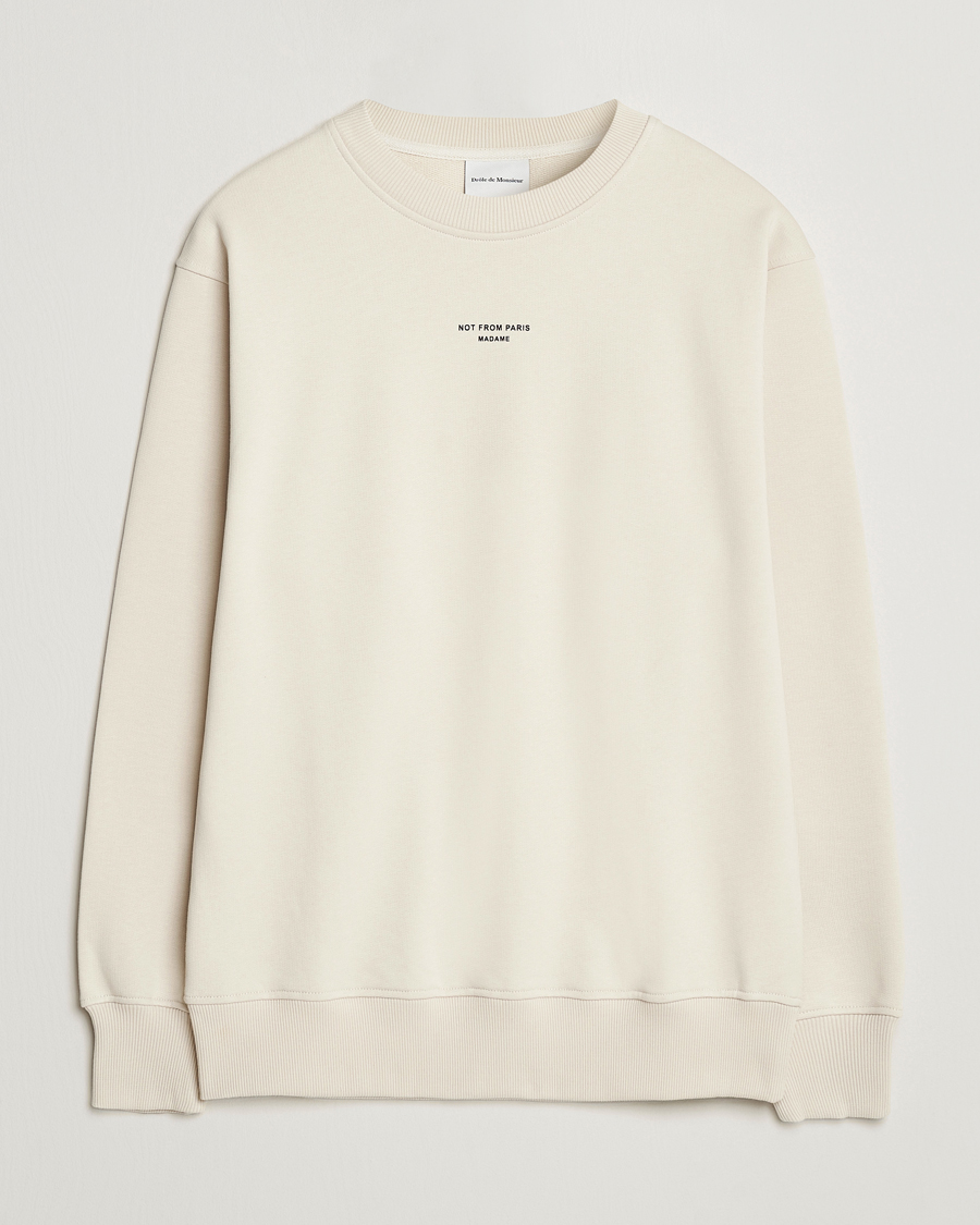 Mies | Puserot | Drôle de Monsieur | Classic Slogan Sweatshirt Mastic