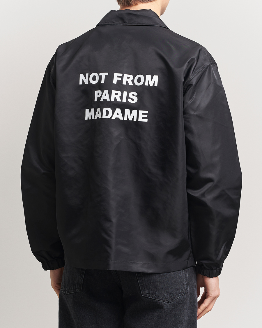 Mies | Takit | Drôle de Monsieur | La Veste Slogan Jacket Black