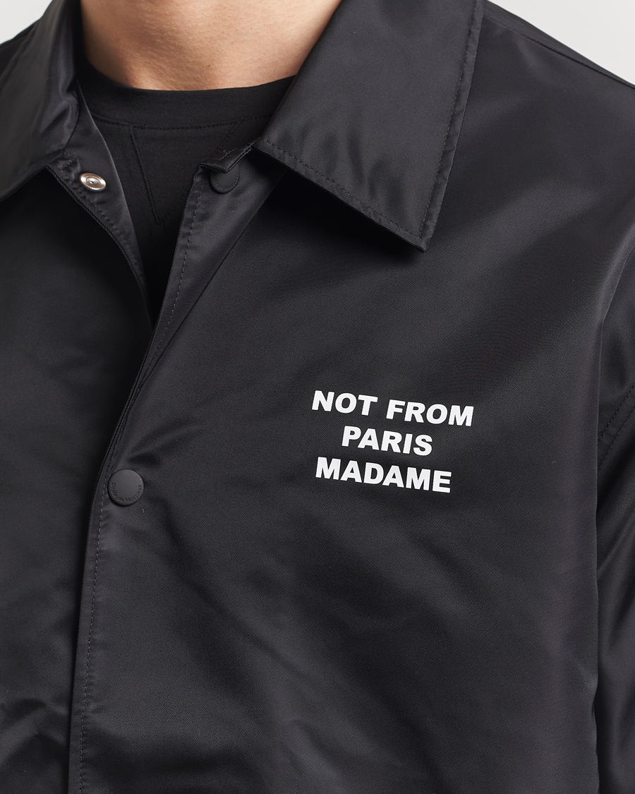 Mies | Takit | Drôle de Monsieur | La Veste Slogan Jacket Black