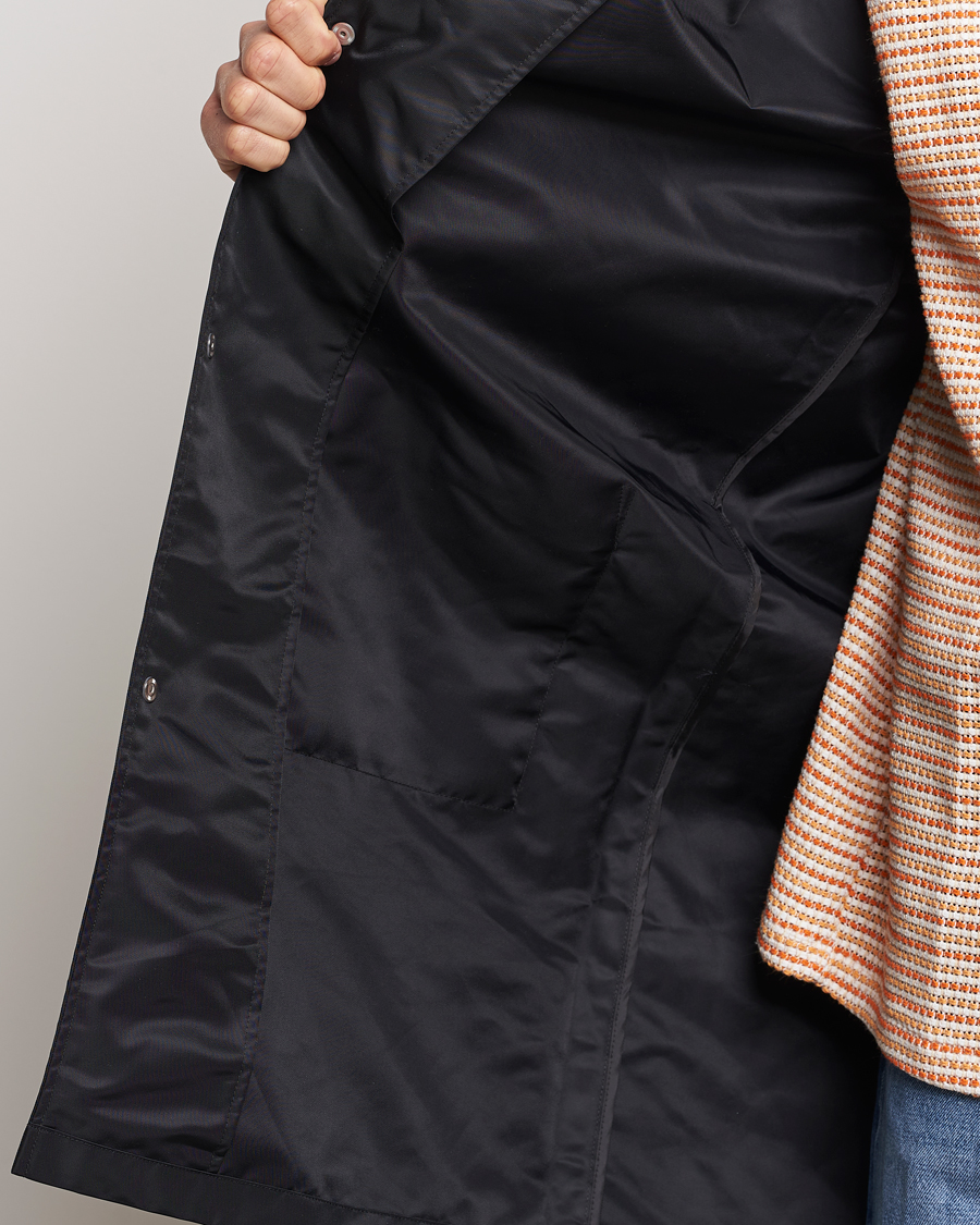 Mies | Takit | Drôle de Monsieur | La Parka Slogan Coat Black