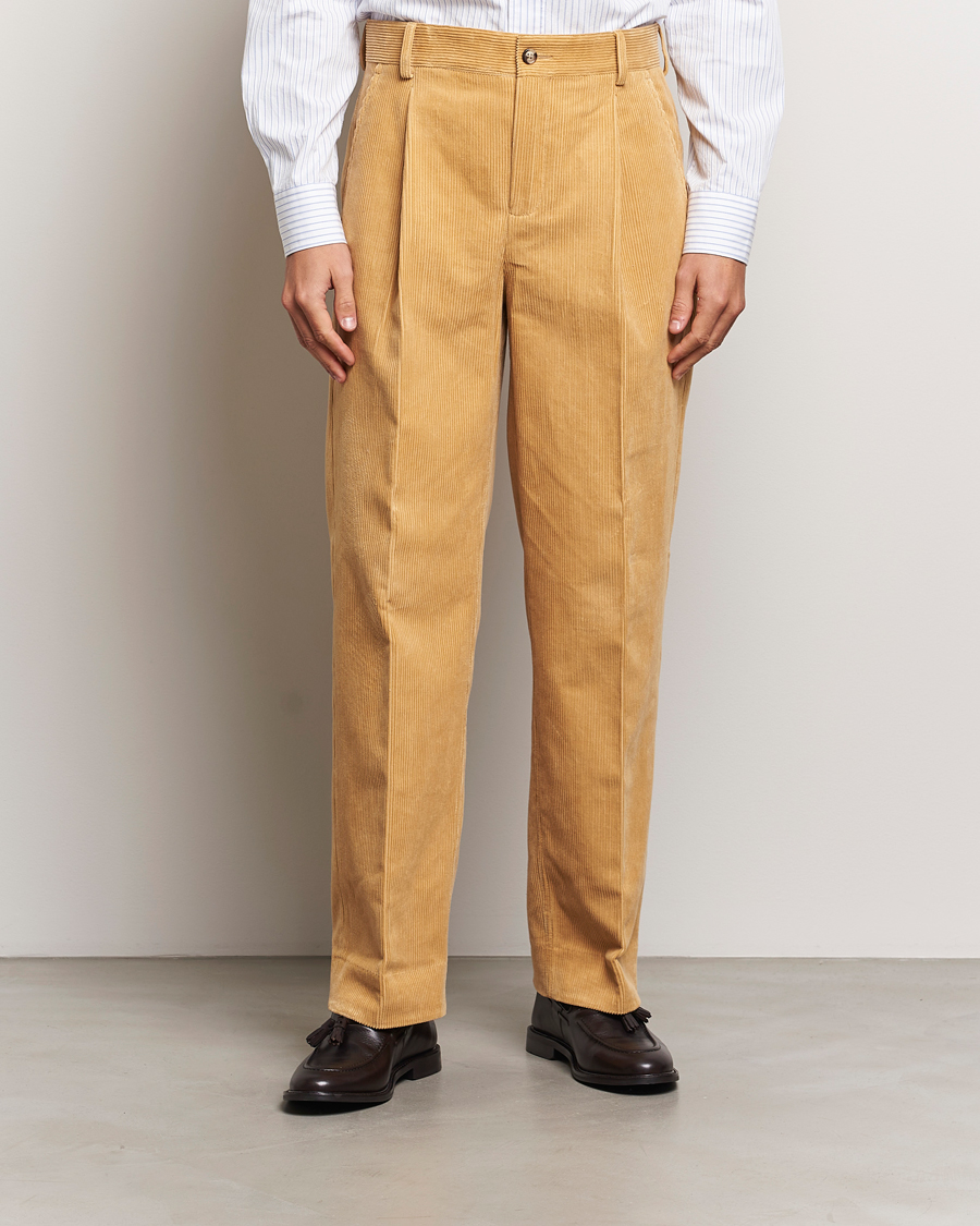 Mies | Housut | GANT 240 Mulberry Street | Corduroy Pants Mustard Grain