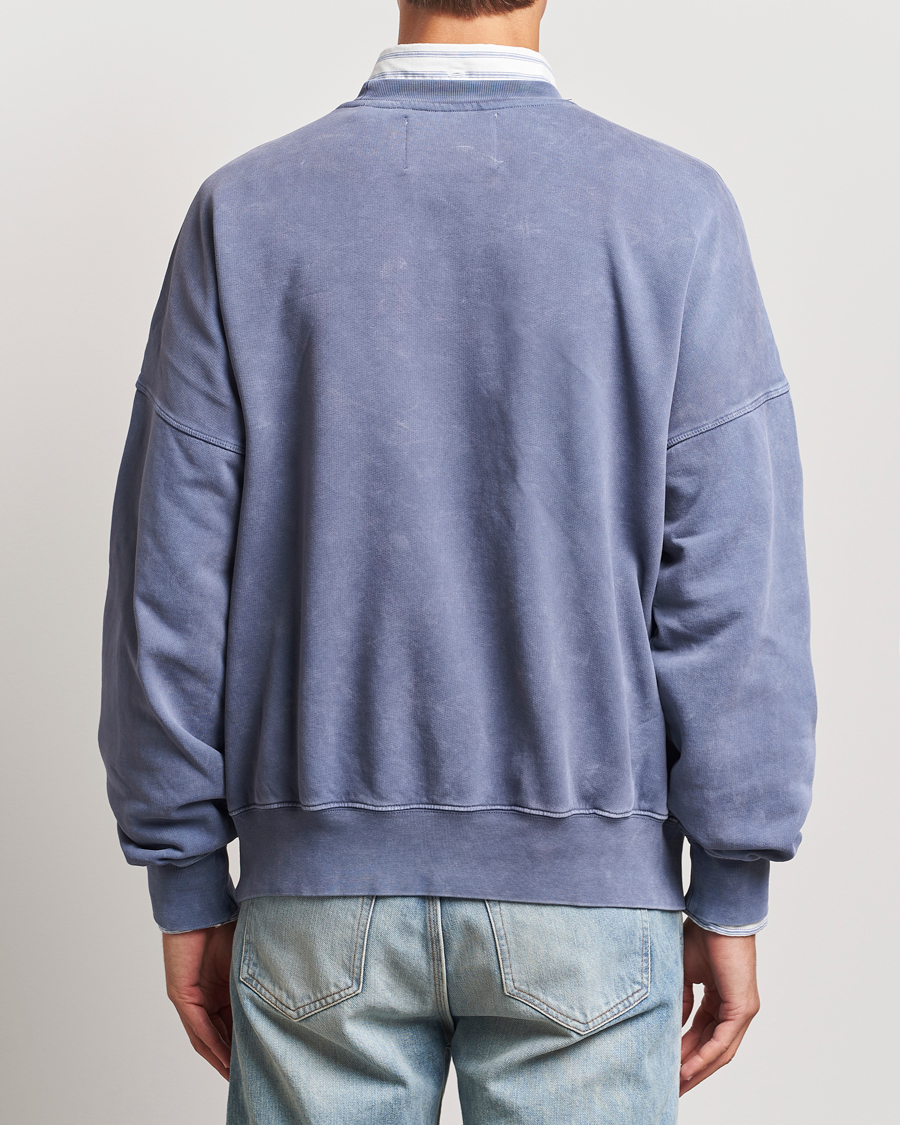 Mies | Puserot | GANT 240 Mulberry Street | Vintage Washed Crew Neck Sweatshirt Dusty Blue Sea