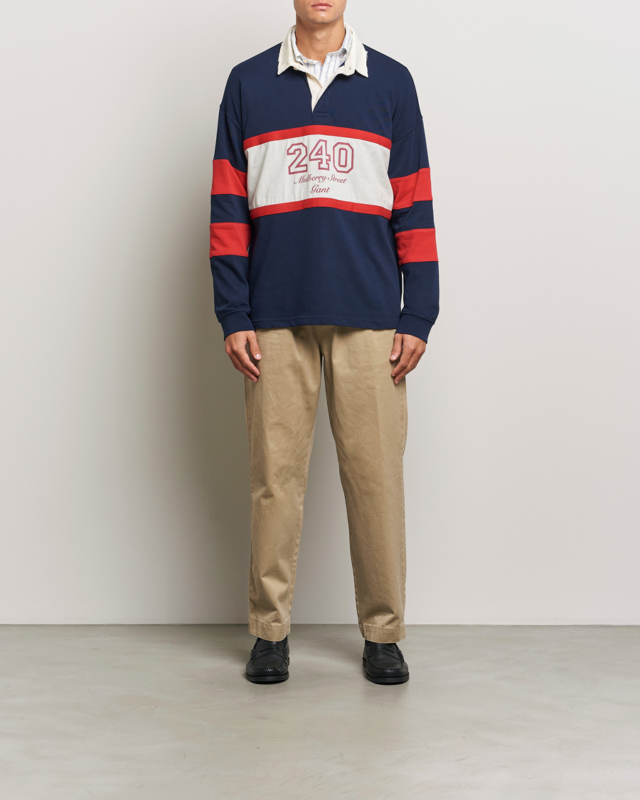 Mies | Puserot | GANT 240 Mulberry Street | Vintage Washed Heavy Rugger Classic Blue