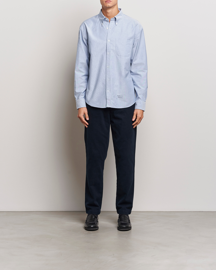 Mies | Kauluspaidat | GANT 240 Mulberry Street | Regular Fit US Oxford Shirt Blue Water