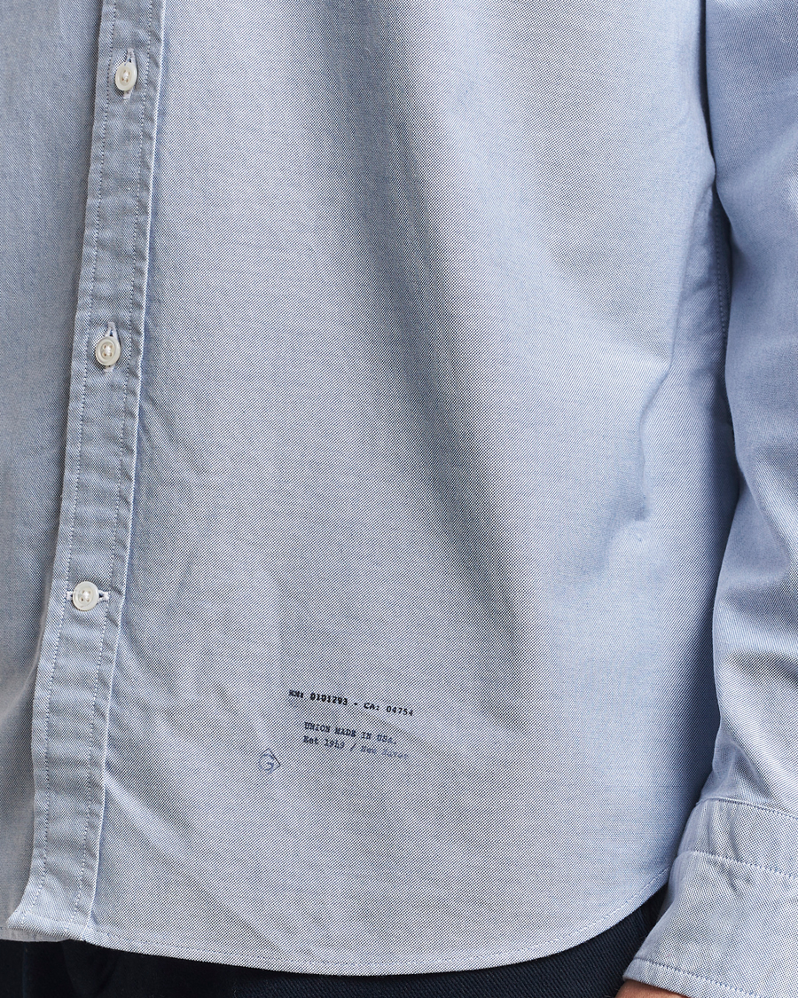 Mies | Kauluspaidat | GANT 240 Mulberry Street | Regular Fit US Oxford Shirt Blue Water