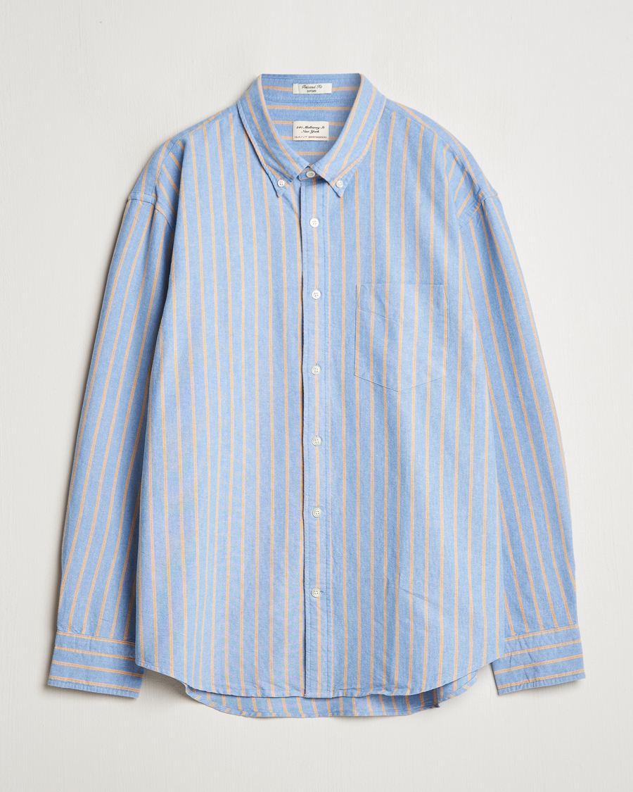 Mies | Kauluspaidat | GANT 240 Mulberry Street | Regular Fit Archive Oxford Striped Shirt Vintage Blue
