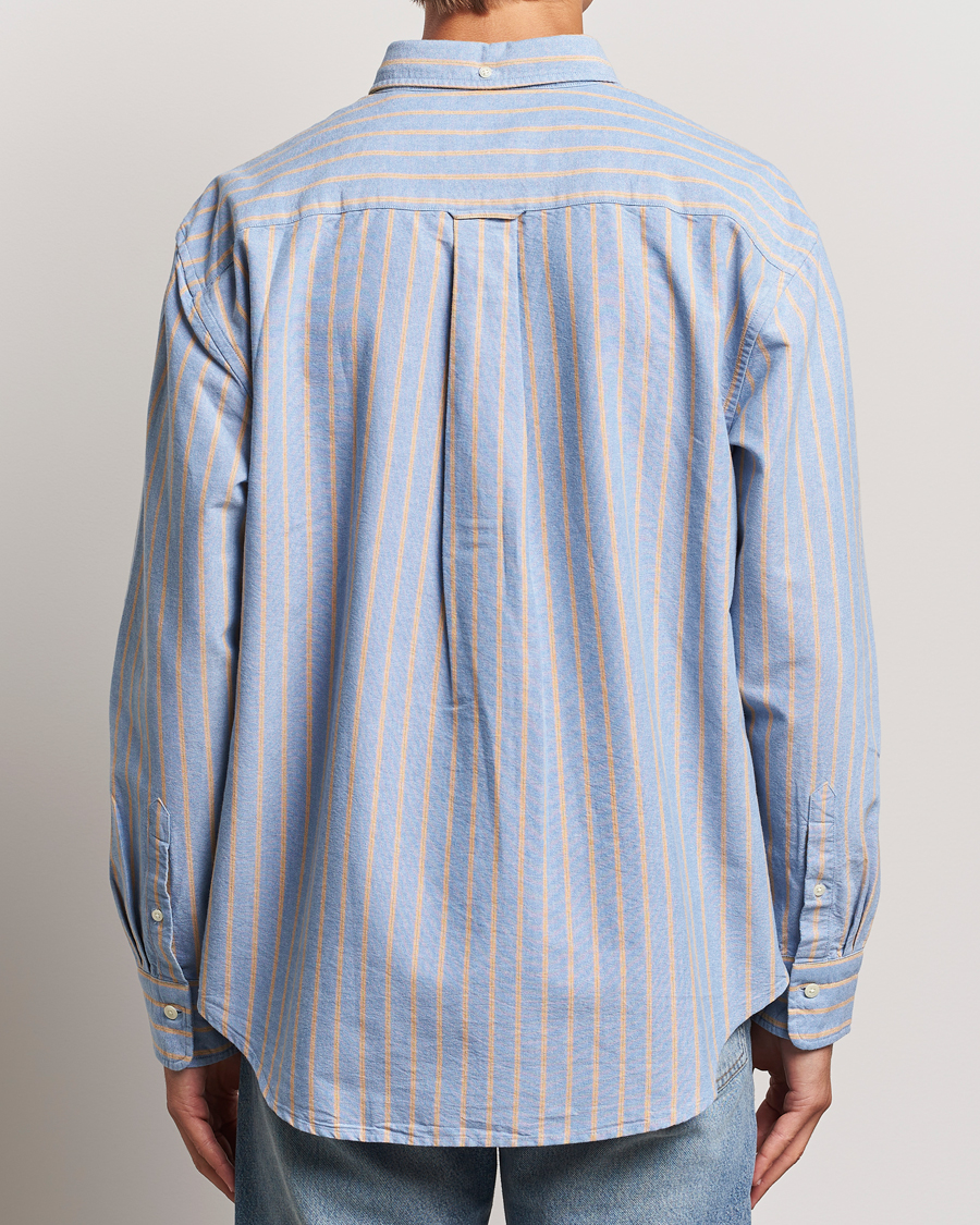 Mies | Kauluspaidat | GANT 240 Mulberry Street | Regular Fit Archive Oxford Striped Shirt Vintage Blue