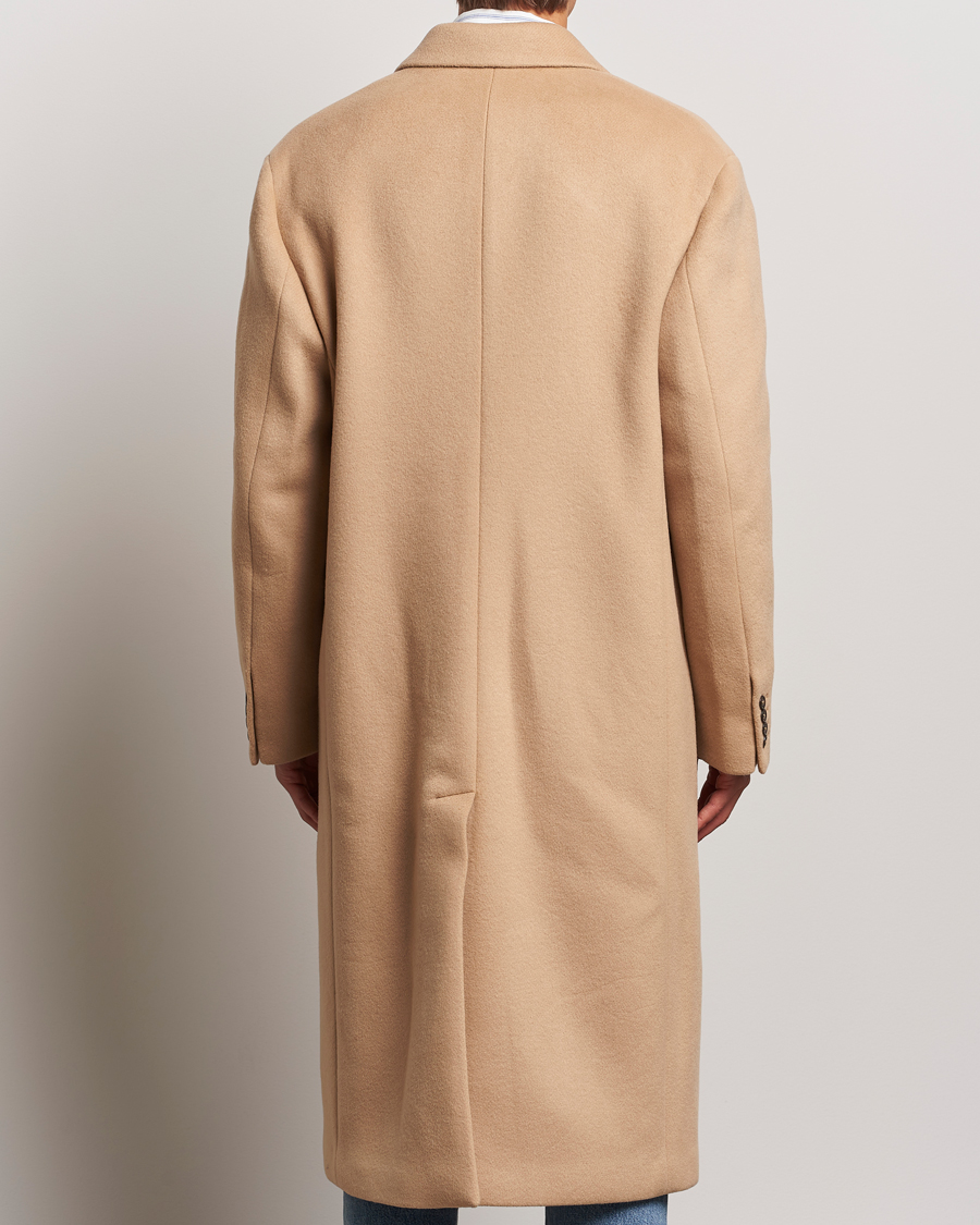 Mies | Takit | GANT 240 Mulberry Street | Double Breasted Wool Coat Mustard Beige