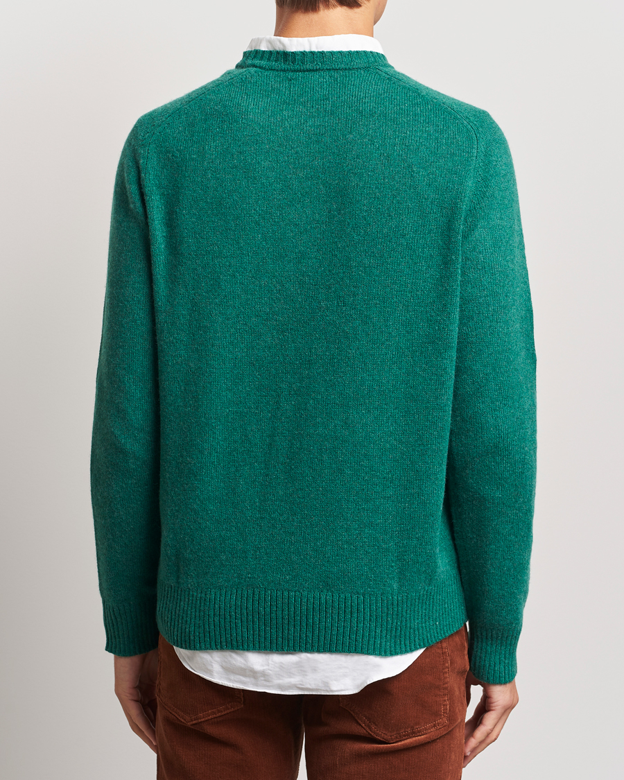 Mies | Puserot | GANT | Wool Blend C-Neck Deep Forest Green