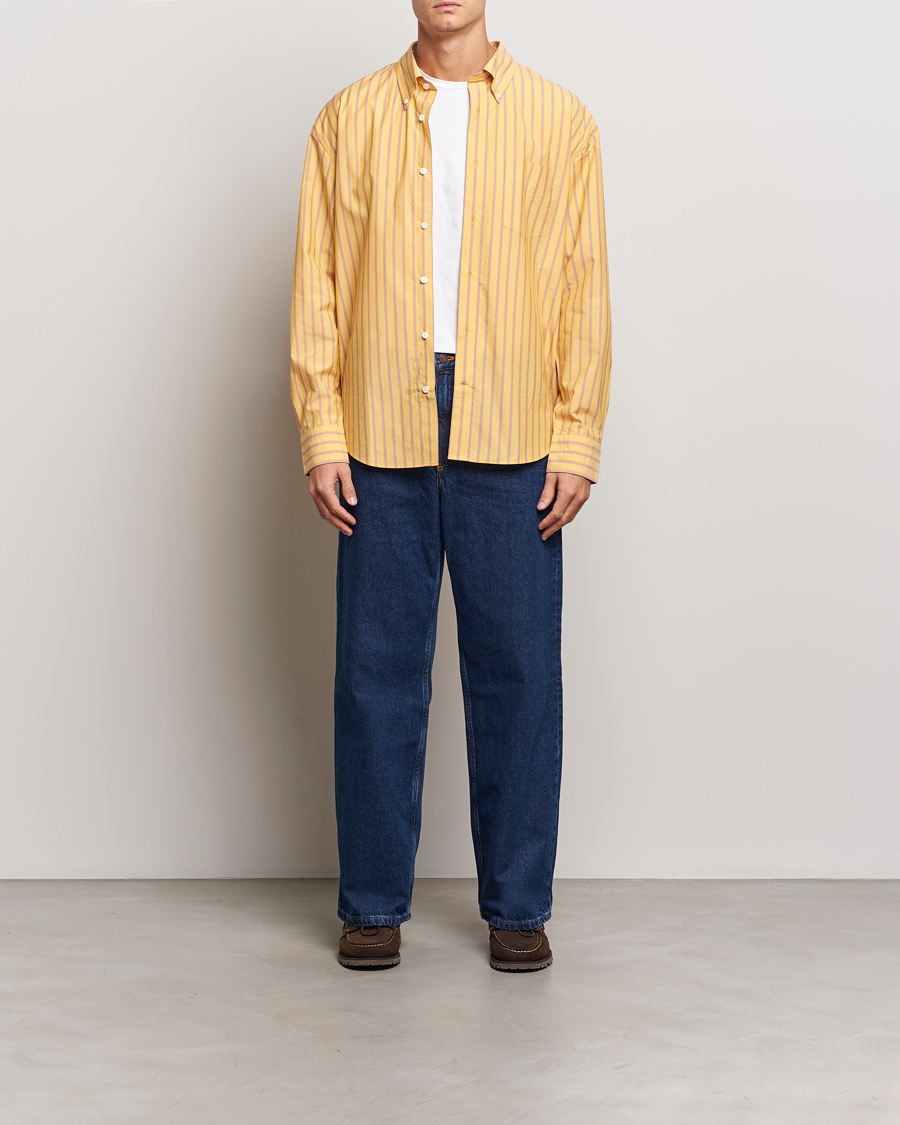 Mies | Kauluspaidat | GANT | Rel Herigate Poplin Stripe Shirt Faded Sunset
