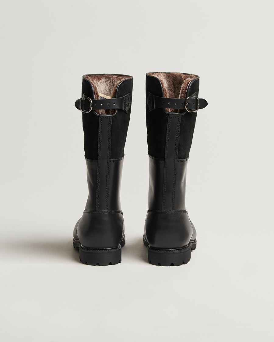 Mies | Ludwig Reiter Maronibrater Boot Black Calf/Suede Shaft | Ludwig Reiter | Maronibrater Boot Black Calf/Suede Shaft