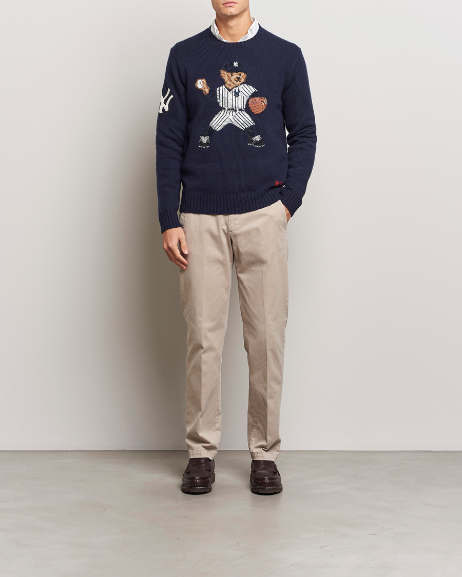 Mies | Puserot | Polo Ralph Lauren | MLB Sweater Bear Navy Combo