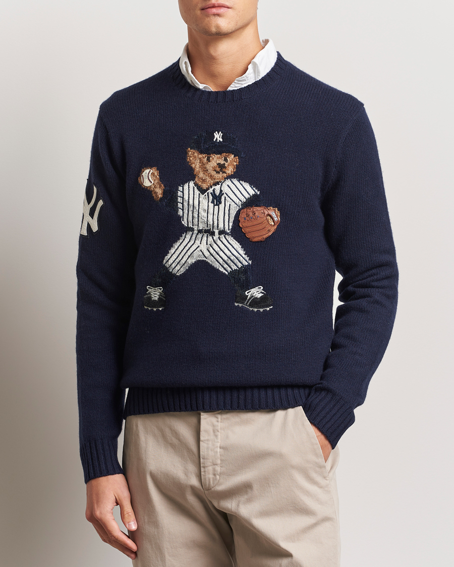 Mies | Puserot | Polo Ralph Lauren | MLB Sweater Bear Navy Combo