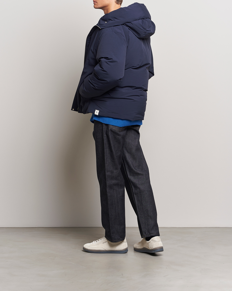 Mies | Takit | Jil Sander | Hooded Down Jacket Navy