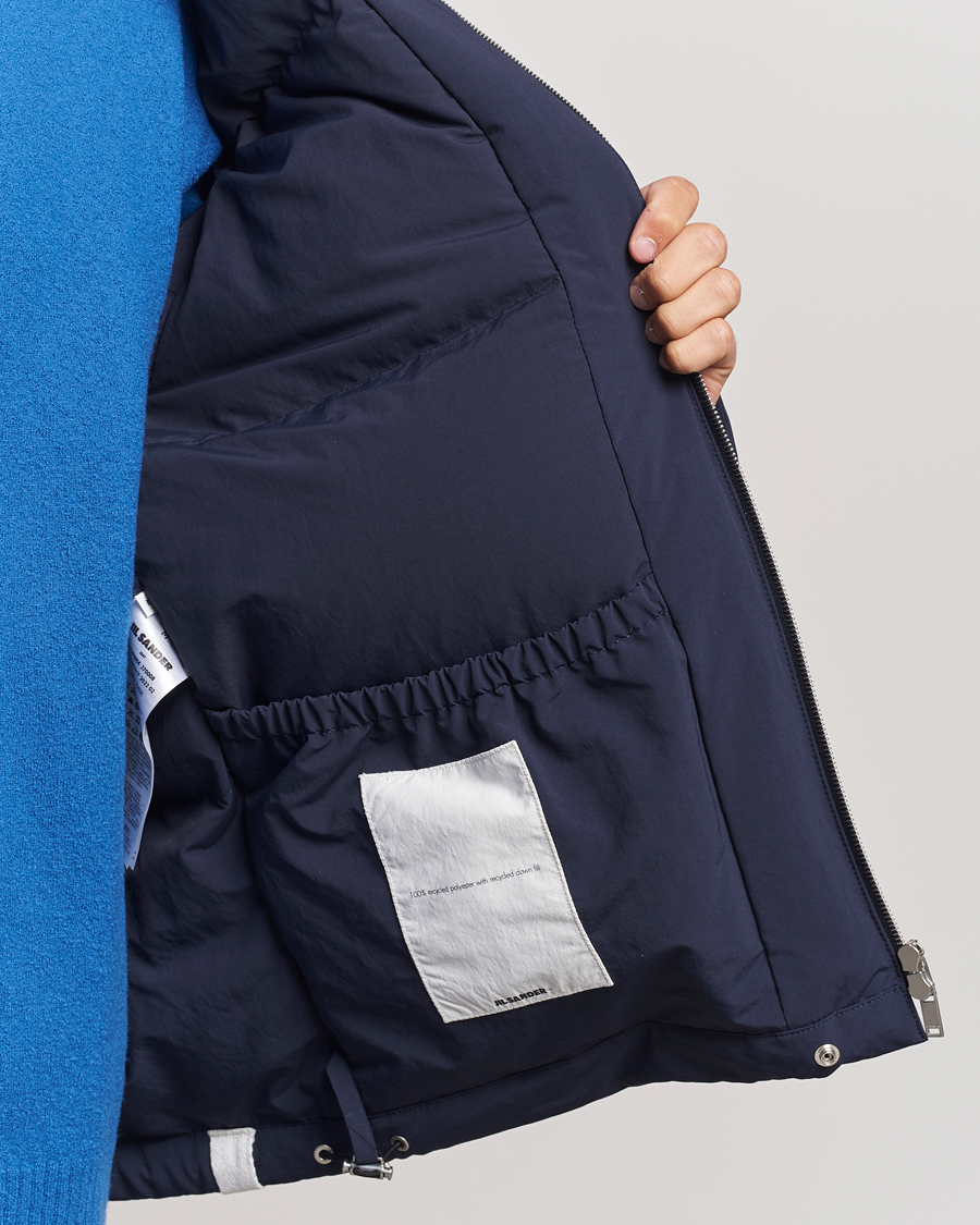 Mies | Takit | Jil Sander | Hooded Down Jacket Navy