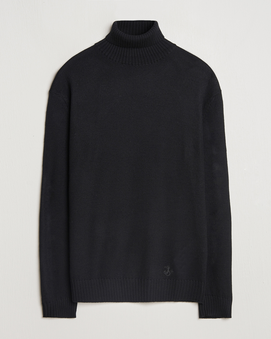 Mies | Puserot | Jil Sander | Virgil Wool Roll Neck Sweater Black