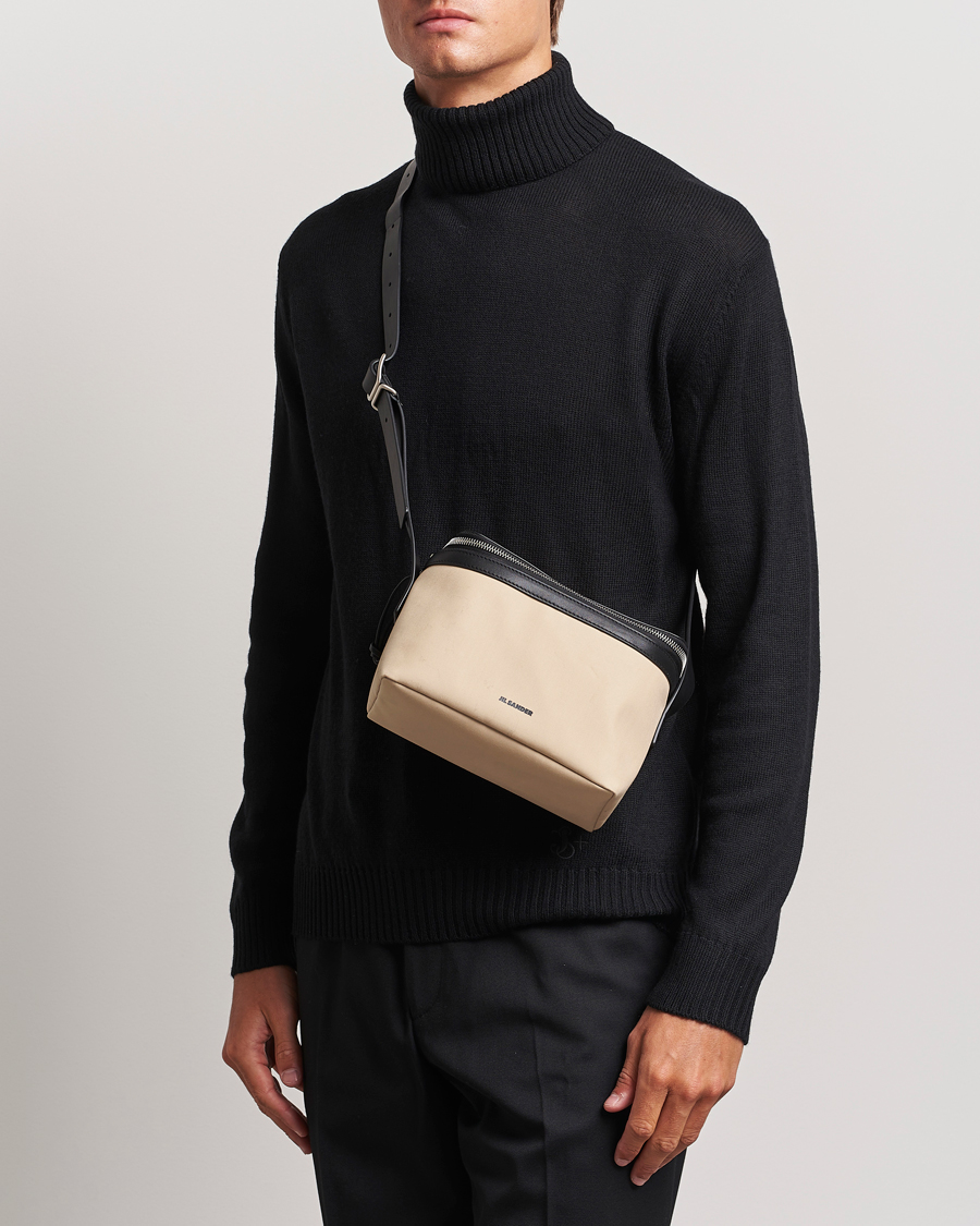 Mies | Puserot | Jil Sander | Virgil Wool Roll Neck Sweater Black