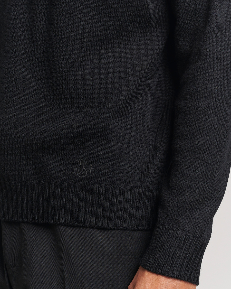 Mies | Puserot | Jil Sander | Virgil Wool Roll Neck Sweater Black