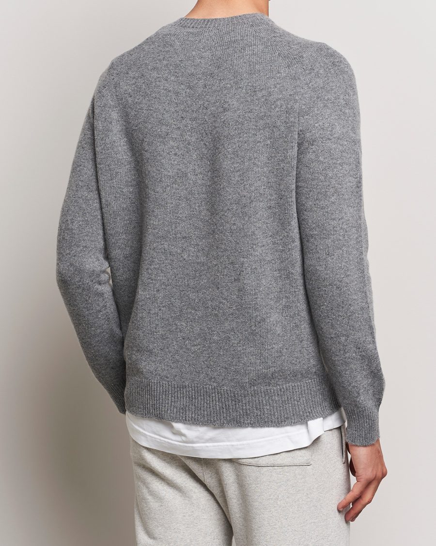 Mies | Puserot | Jil Sander | Seamless Crew Neck Sweater Grey Melange