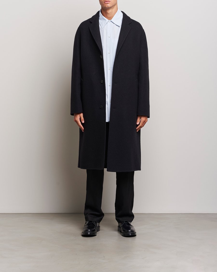 Mies | Takit | Jil Sander | Felted Wool Coat Black