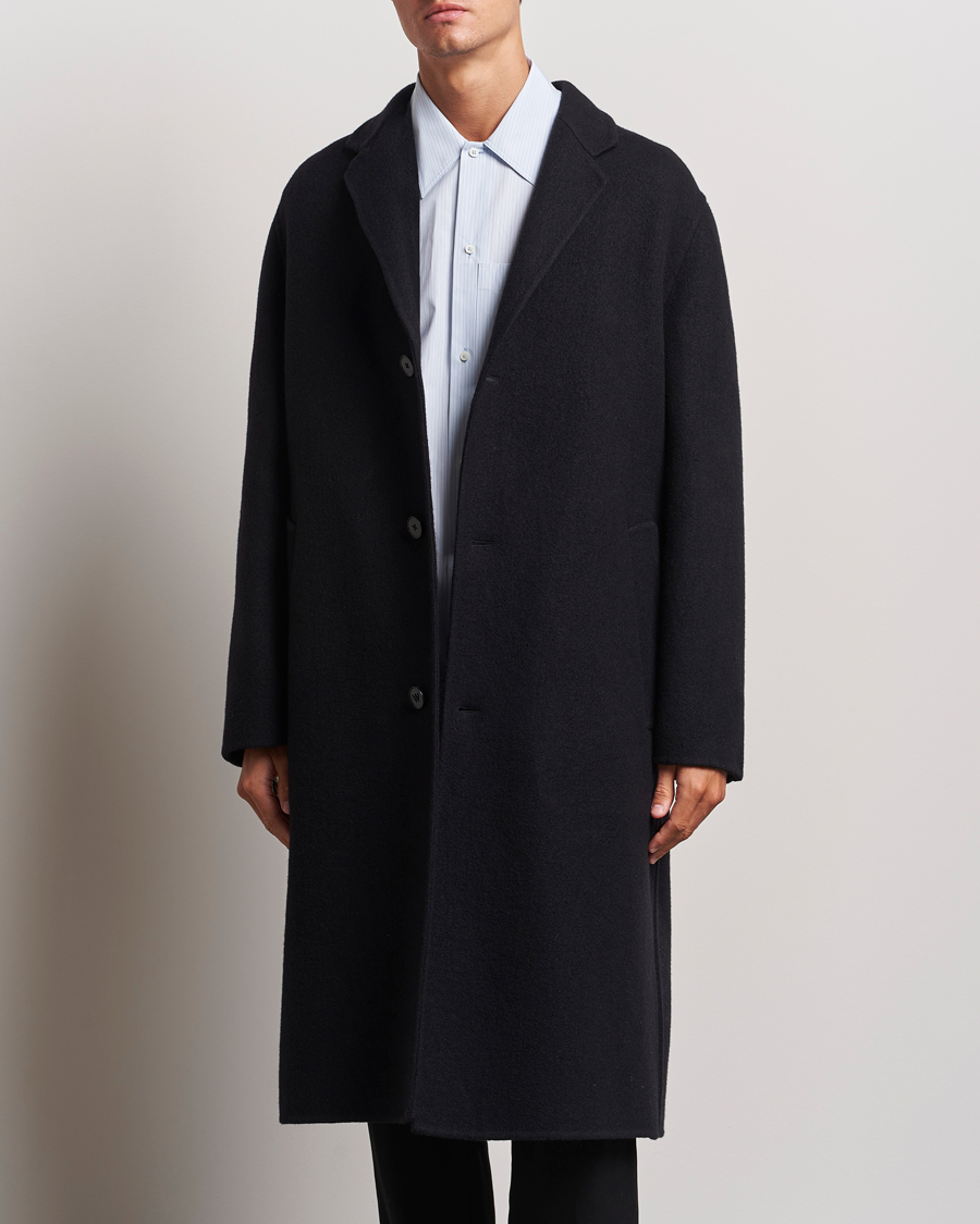 Mies | Takit | Jil Sander | Felted Wool Coat Black