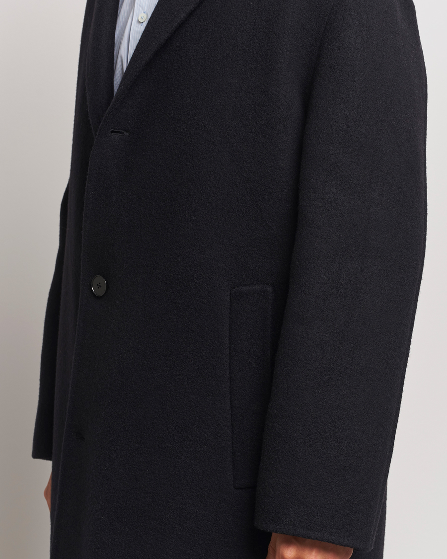 Mies | Takit | Jil Sander | Felted Wool Coat Black