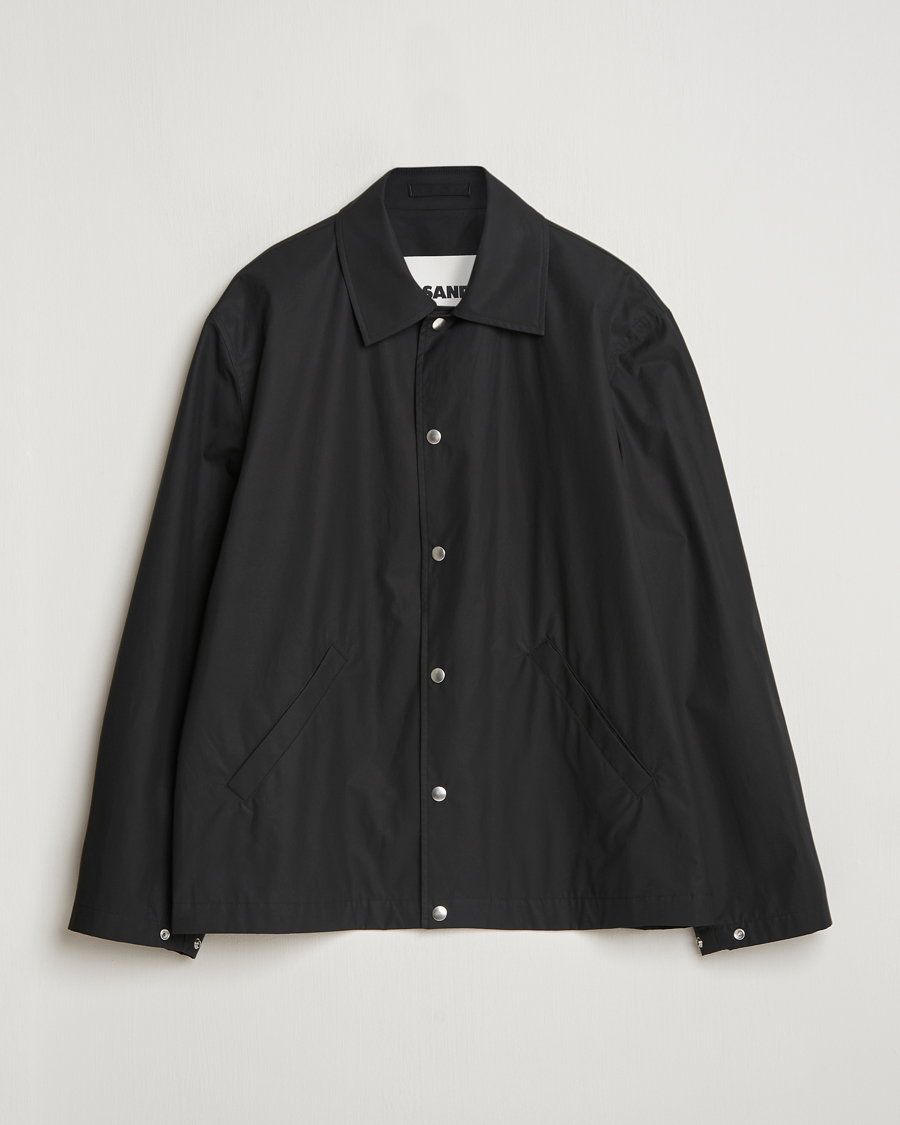Mies | Takit | Jil Sander | Back Printed Coach Jacket Black