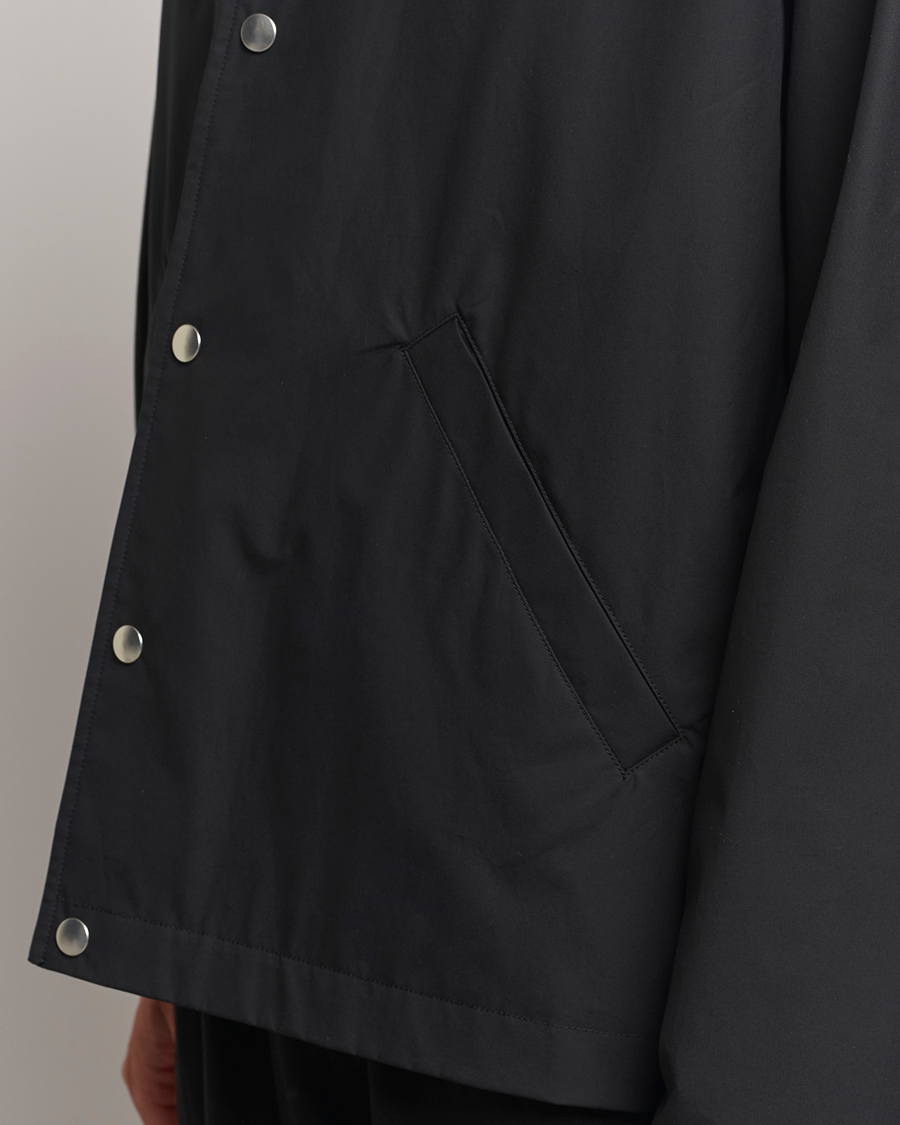 Mies | Takit | Jil Sander | Back Printed Coach Jacket Black